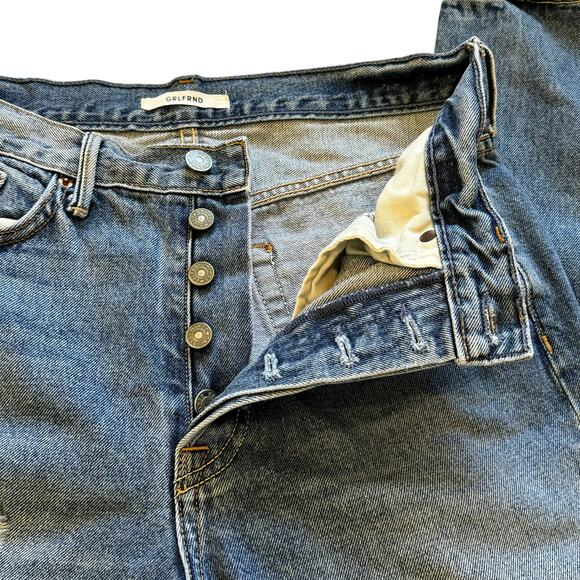 GRLFRND Karolina Straight Distressed Jean - Picture 5 of 8